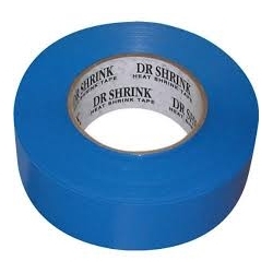 HEAT SHRINK TAPE BLUE 4"x180'