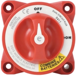 BATTERY SWITCH "e" DUAL CRCUIT+