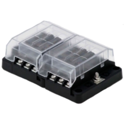 FUSE BLOCK STBLADE 12 W/COVER