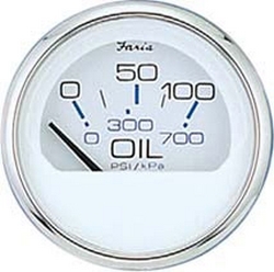 CHESAPEAKE OIL PRESS GAUGE SS WH