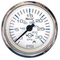CHESAPEAKE WATER PRES GAUGE SS W