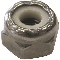 STAINLESS HEX LOCK NUTS PKGD