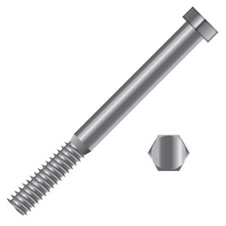 HEX CAP SCRW 3/8-16x2" (25PK)