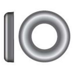 FINISHING WASHERS SS #8 (100/PK)