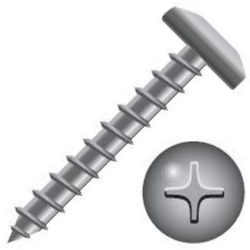PHIL PANHEAD SCREW 10x2" (50PK)