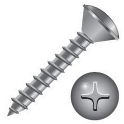 PHIL OVAL SCREW 12x1-1/2"(50PK)