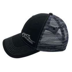 FISHOHOLIC HAT LEFT WHITE LOGO