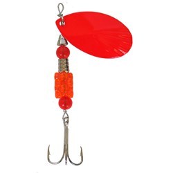 CAST SPINNER RED CLAMSHELL