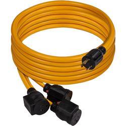 CORD - L5-30P to 3 x 5-20R 25FT