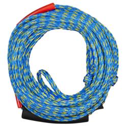 TUBE TOW ROPE BLUE/YELLOW 2P