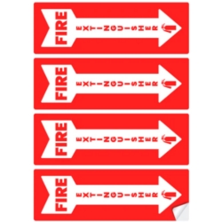 FIRE EXTINGUISHER (VERTICAL) 4PK