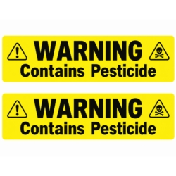 PESTICIDE - WARNING 2PK