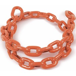 ANCHOR LEAD CHAIN ORANGE 1/4"x4'
