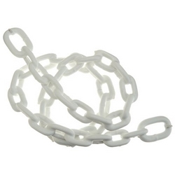 ANCHOR LEAD CHAIN WHITE 5/16"x5'