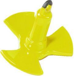 RIVER ANCHOR COATED YELLOW 16#