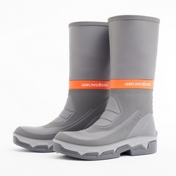 MEN'S 15" DECK BOSS BOOTS - GREY SIZE 11