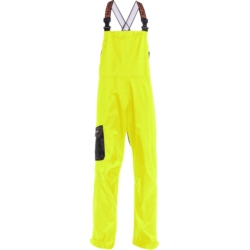 MEN'S NEW WEATHER WATCH RAIN BIBS - HI-VIS YELLOW