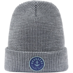 ANCHOR WAFFLE BEANIE - ATHLETIC HEATHER