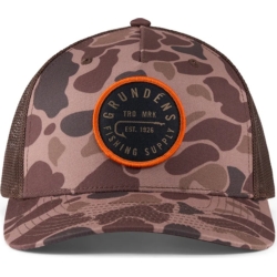 TRUCKER FP HAT WITH GRUNDENS HOOK PATCH - DUCK CAMO