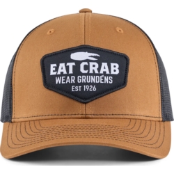 EAT CRAB TRUCKER HAT - DARK RUM