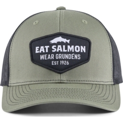 EAT SALMON TRUCKER HAT - LODEN