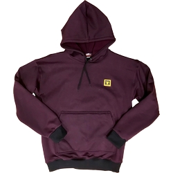 ARTIC WATER REPEL HOODIE PLUM XS