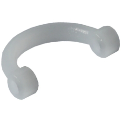 EZ SPIN CLEVIS WHITE FLAME BEADS