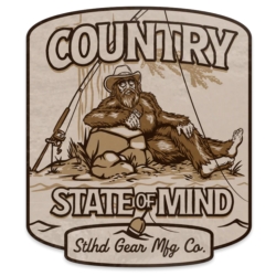 COUNTRY STATE OF MIND STCKER (D)