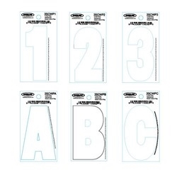 LTR/NUM DISPLAY W/360 WHITE 3"