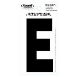 LETTER 'E' DIE-CUT BLACK 3"