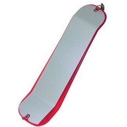 FLASHER RED/SILVER 8"