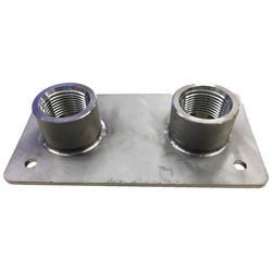 THRU DECK BASE DOUBLE SS 1-1/4"