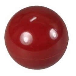 KNOB BALL RED (D)