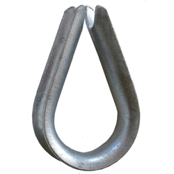 GUSSETED THIMBLE GALVANIZED 5/8"