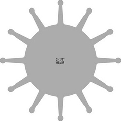 NEOPRENE IMPELLER W/BRASS INSRT