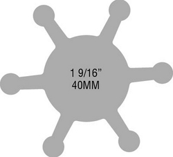 NEOPRENE IMPELLER W/BRASS INSRT