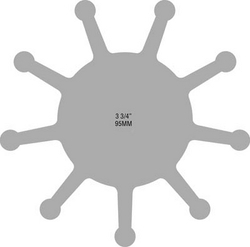 NEOPRENE IMPELLER W/BRASS INSRT