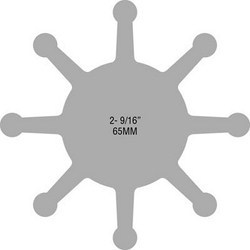 NEOPRENE IMPELLER W/BRASS INSRT