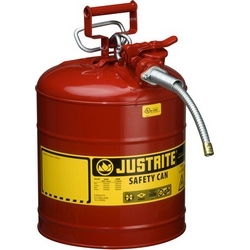 SAFETY GASOLINE CAN W/SPOUT