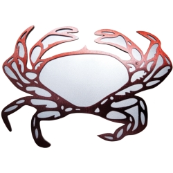 LAYERED CRAB RED/SILVER 15"