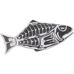 LAYERED TRIBAL HALIBUT BK 20"