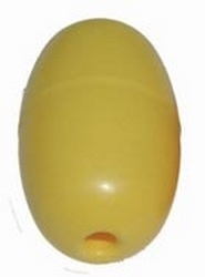 FLOAT YELLOW 5"Lx3"D 1/2"HOLE