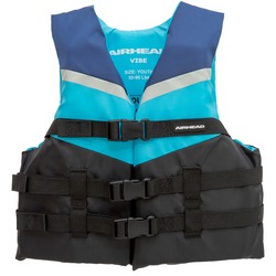 VIBE 3 BUCKLE VEST BL/BK YTH (D)