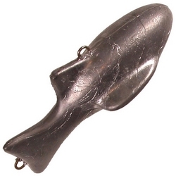 LEAD DOWNRIGGER WEIGHT-FISH 10#