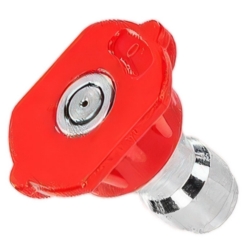 QC NOZZLE 0 DEGREE RED