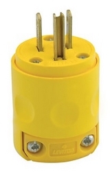 STRAIGHT 3 PRONG PLUG MALE