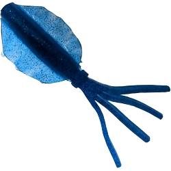 SOFT BAIT LURE W/GLOW BL 6" (CO)
