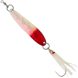 SALMON SPOON RED FLAME 3-7/8"