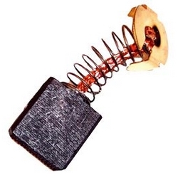 CARBON BRUSH W/SPRING F/CUTOFFS