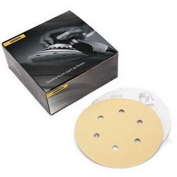 GOLD 6HOLE VAC DISC 6"60G 50 (D)